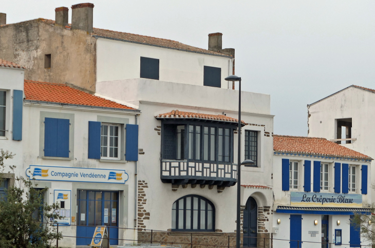 Les maisons des quais - L'Île-d'Yeu