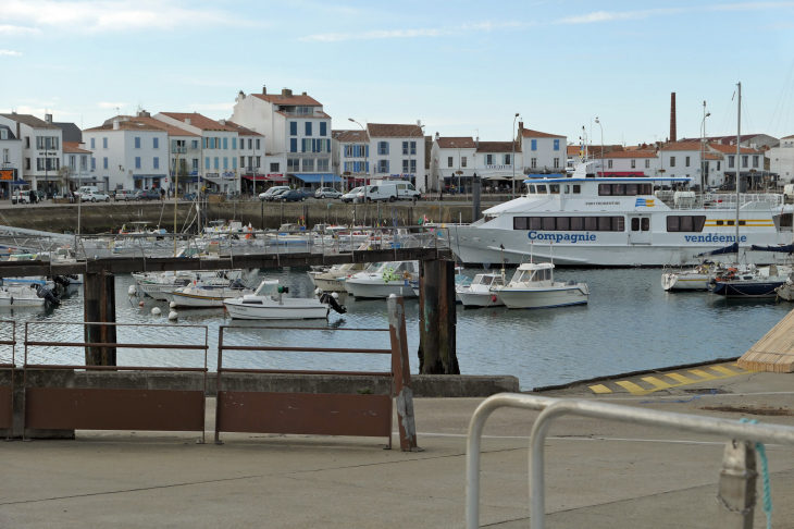 Les quais vus du port - L'Île-d'Yeu