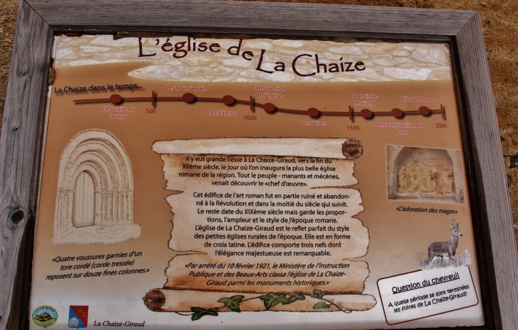  église Notre-Dame - La Chaize-Giraud