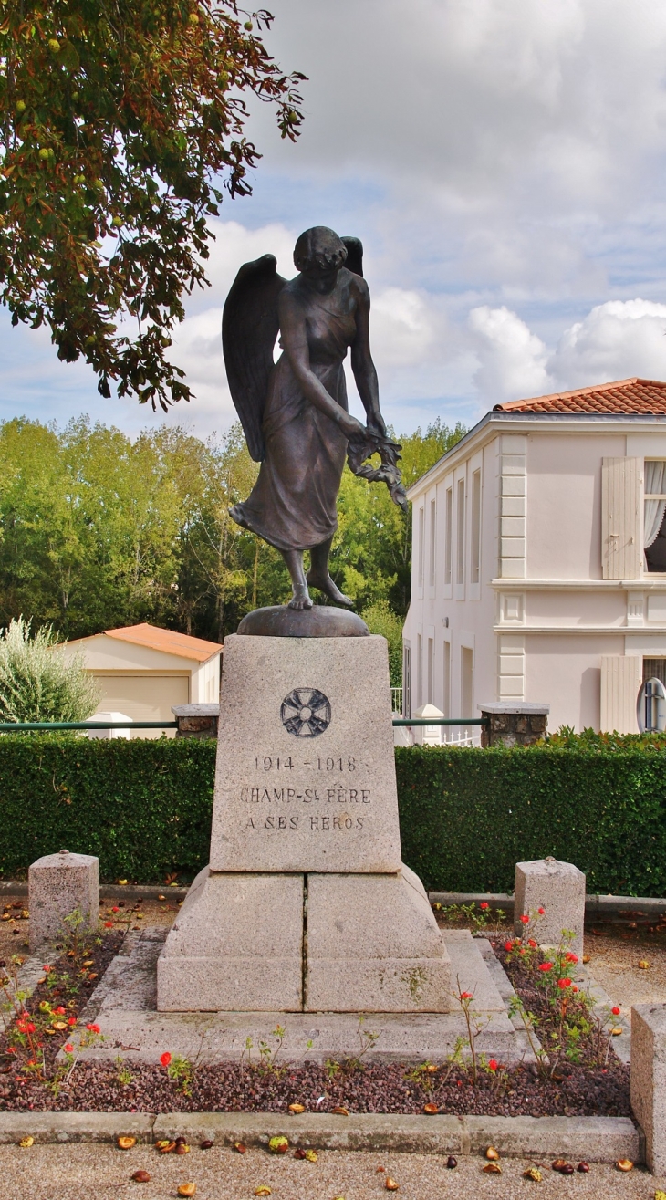 Monument-aux-Morts - Le Champ-Saint-Père