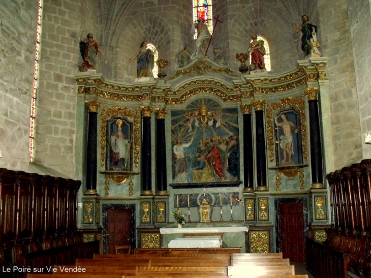 Le plus beau retable de Vendée XVII eme siècle - Le Poiré-sur-Vie