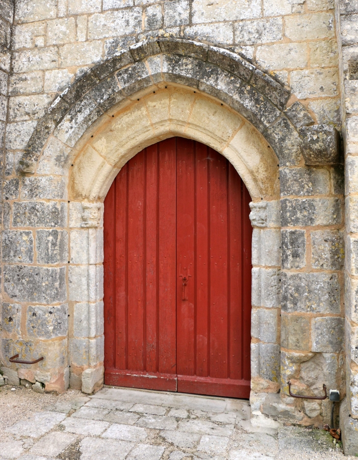 Portail de l'église Notre Dame. - Liez