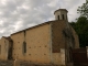 Façade nord de l'église Notre Dame. On distingue l'ancienne chapelle.