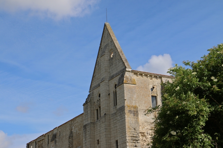 Fronton de l'aile des convers - Maillezais