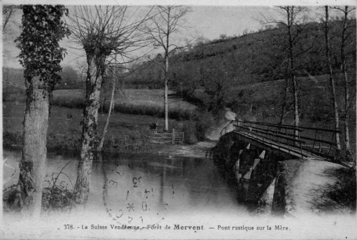 Le petit pont sur la Mère - Mervent