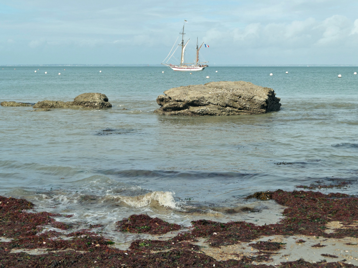 La plage des Sableaux : au bord del'océan - Noirmoutier-en-l'Île