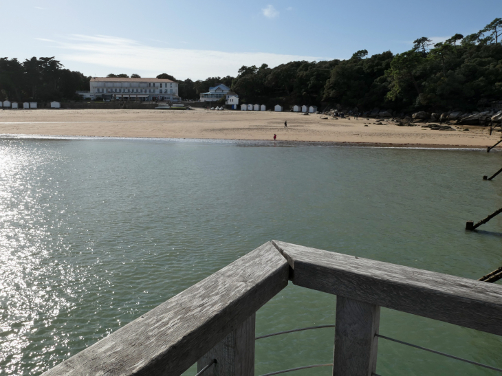 La plage des Dames vue de l'estacade - Noirmoutier-en-l'Île