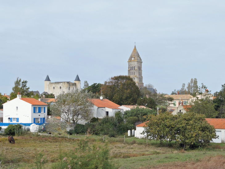 Vue sur le centre du village - Noirmoutier-en-l'Île