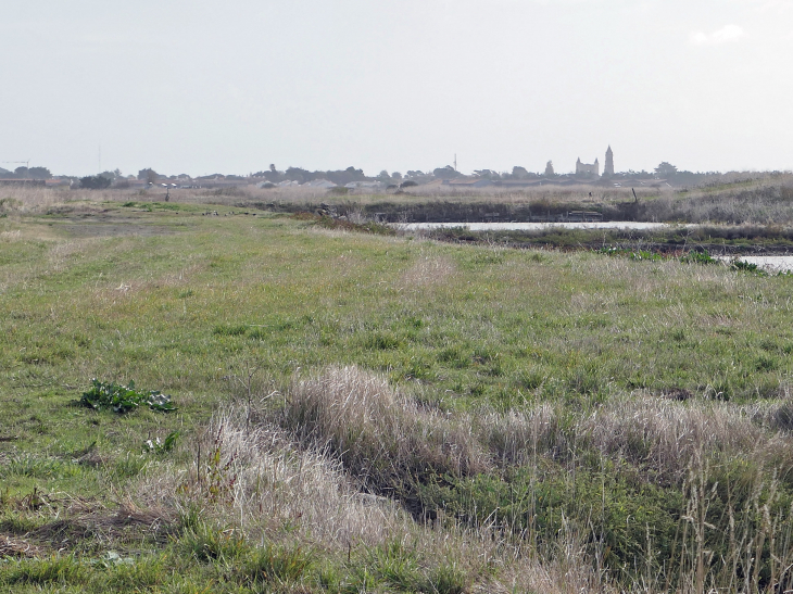 Le village au loin - Noirmoutier-en-l'Île