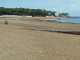 le bois de la Chaise vu de la plage des Sableaux