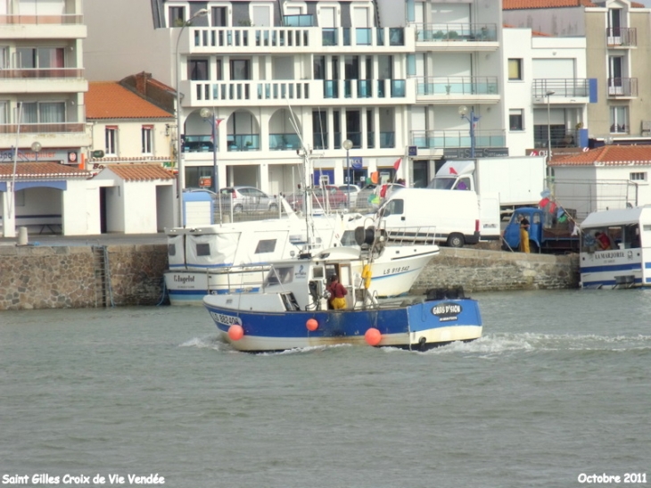 Le Gars d'Sion rentre au port - Saint-Gilles-Croix-de-Vie