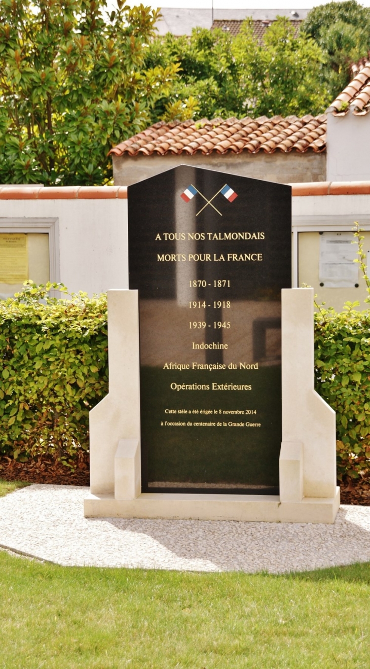 Monument-aux-Morts - Talmont-Saint-Hilaire