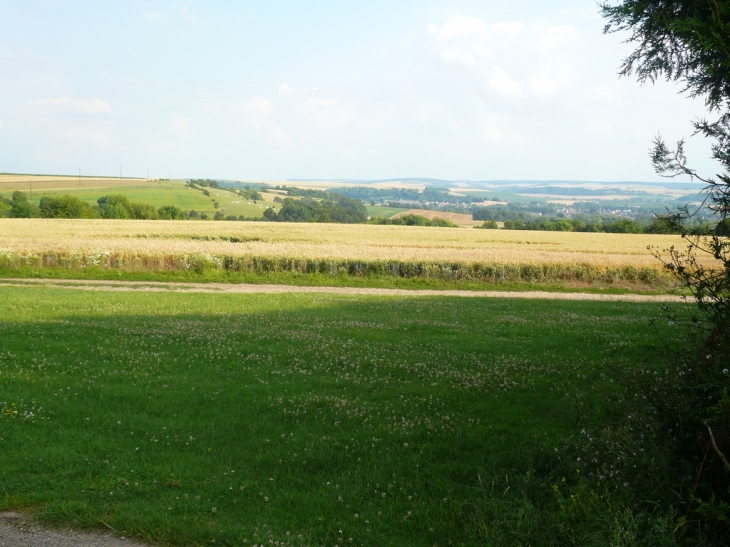 Vue depuis le cimetiére - Blanzy-lès-Fismes