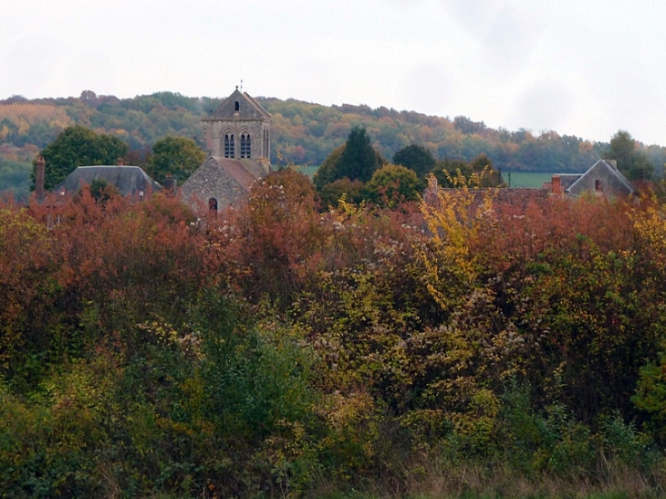 Vue sur le village - Brécy