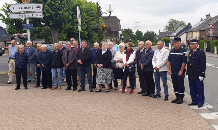 Cérémonie du 14 juillet au monument aux morts  - Buire