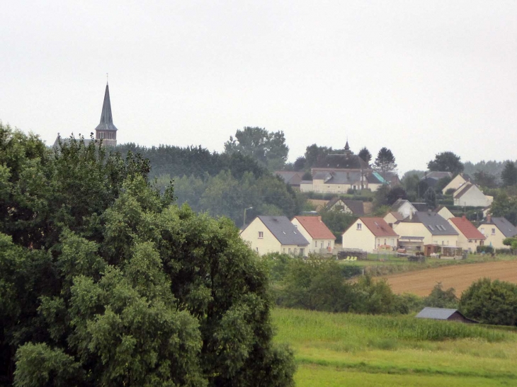 Vue sur le village - Caumont