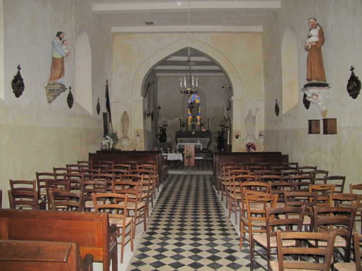 Eglise intérieur - Cerny-lès-Bucy