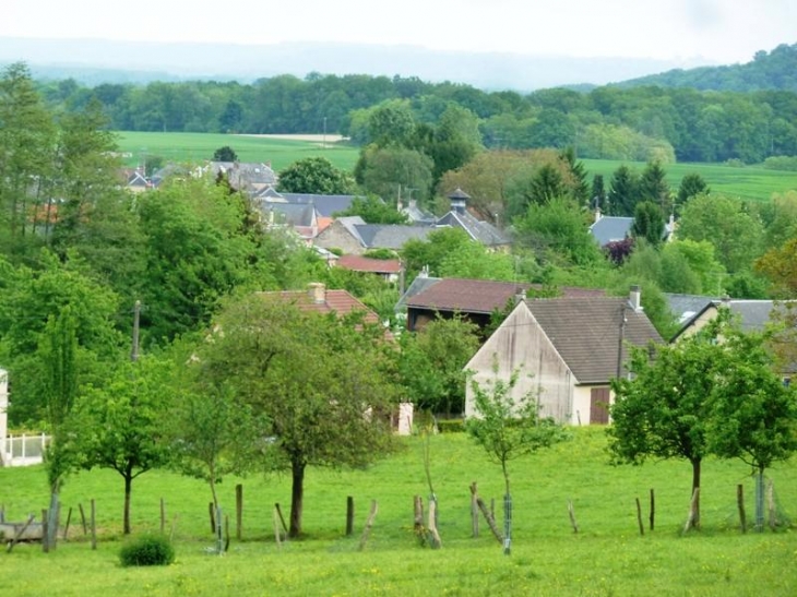 Vue sur le village - Cessières