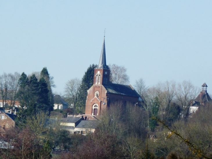 Vue sur le village - Chigny