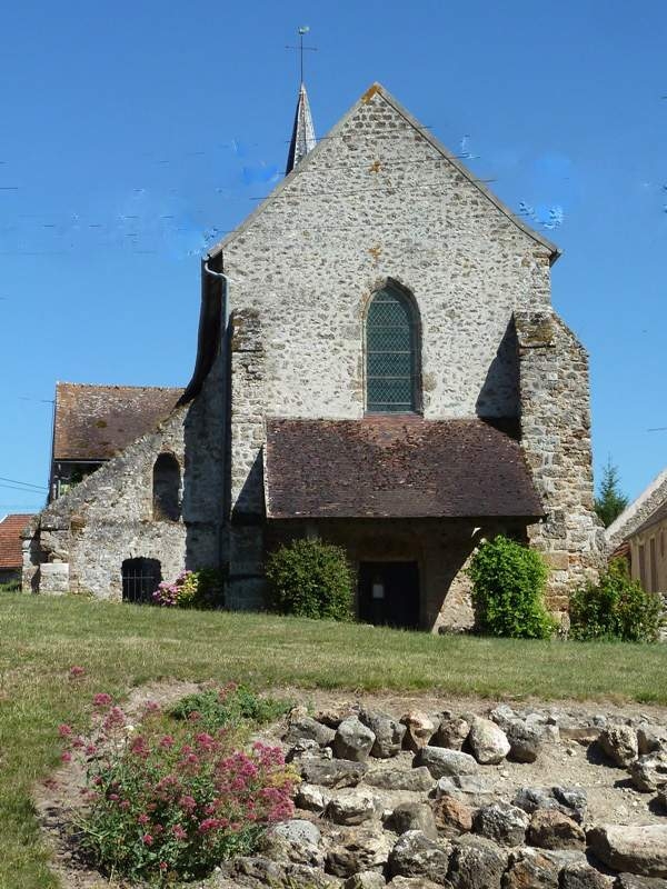 L'entrée de l'église - Connigis