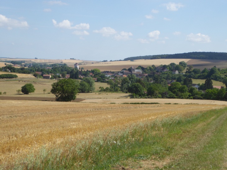 Vue sur les deux villages - Coulonges-Cohan