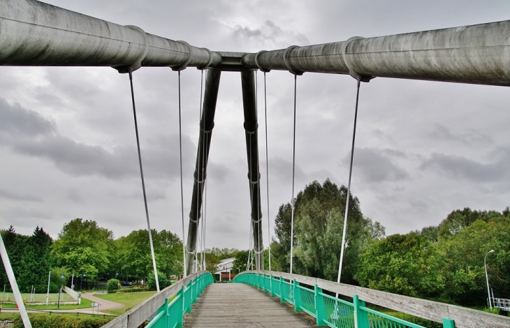 Passerelle sur l'Aisne - Cuffies