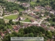 Vue sur la mairie, l'école, la salle polyvalente