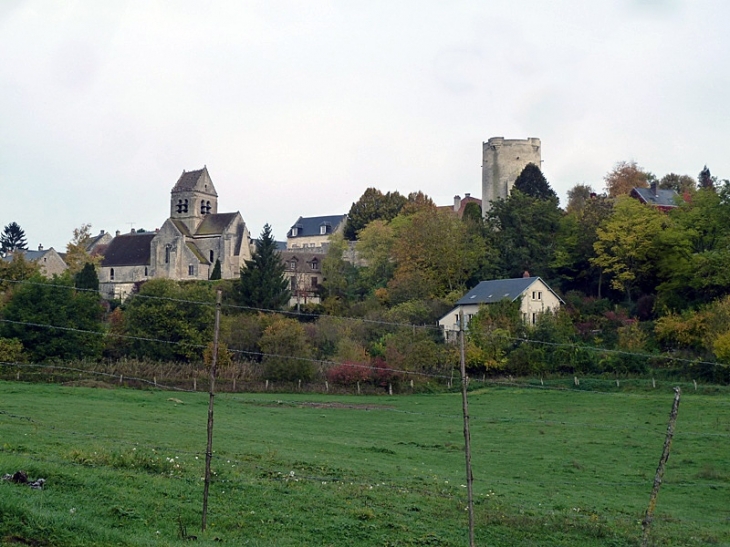 Vue sur le village - Droizy