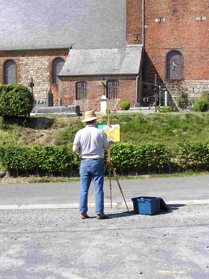 Peintre à Englancourt...