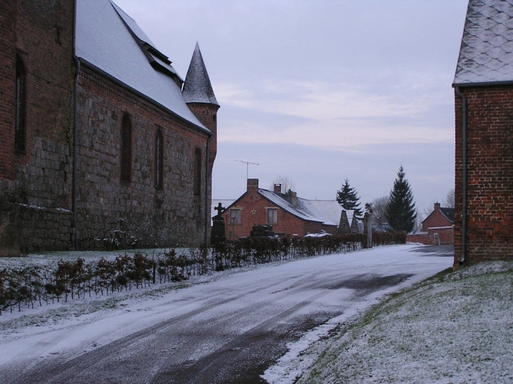 Rue de l' église - Englancourt