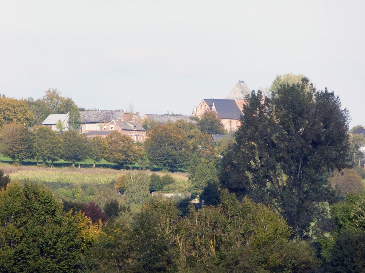 Le village vu de Marly Gomont - Englancourt