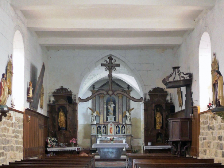 Le choeur de l'église - Englancourt