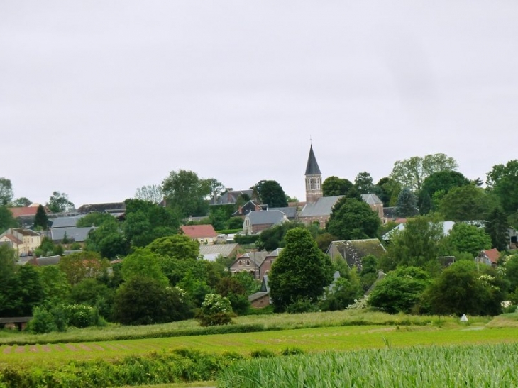 Vue sur le village - Fieulaine