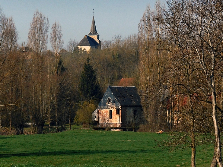 Vue sur le village - Grand-Verly