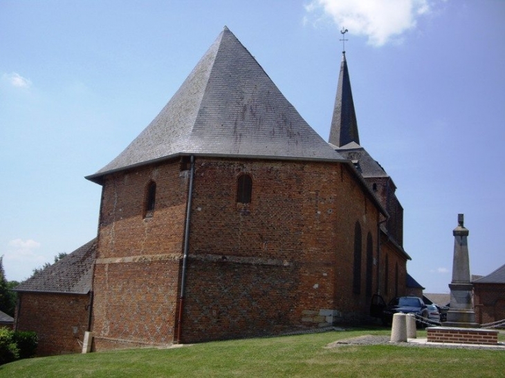 Le chevet de l'église - Harcigny