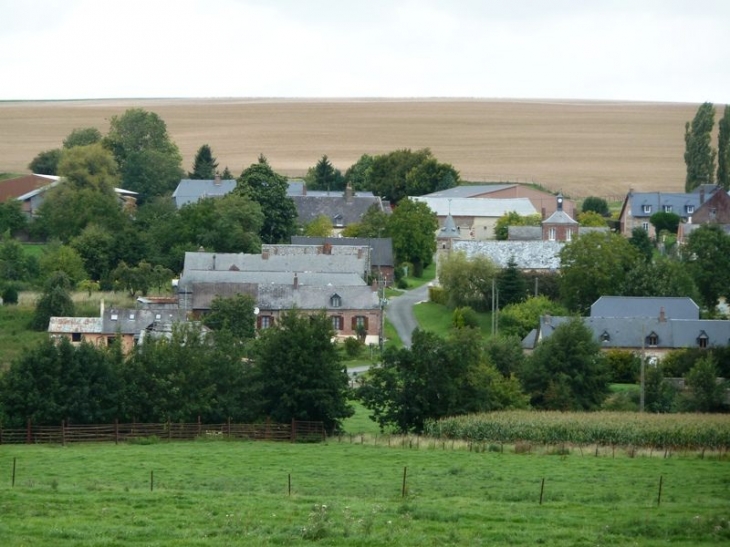 Vue sur le village - Houry