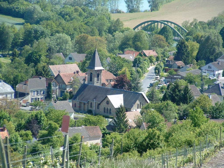 Vue de l'Eglise - Jaulgonne