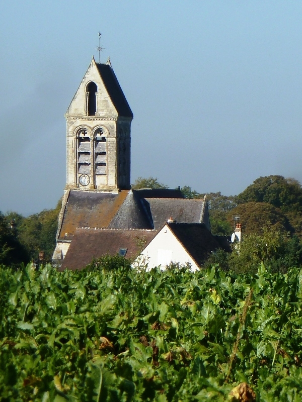 Vue sur le clocher - Largny-sur-Automne