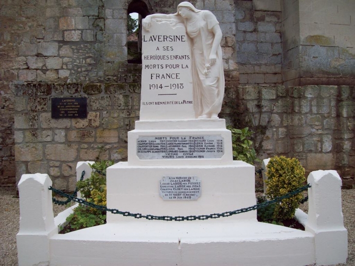 Monument aux morts - Laversine