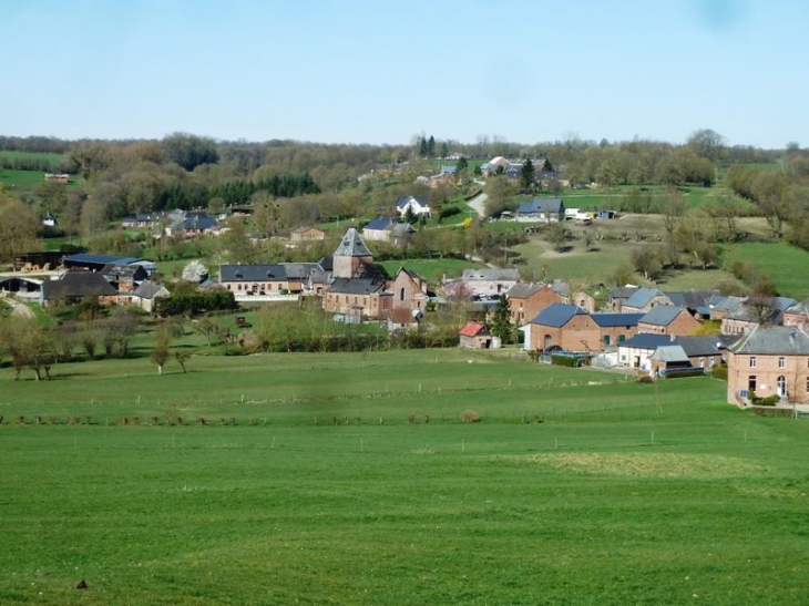 Vue sur le village - Lerzy