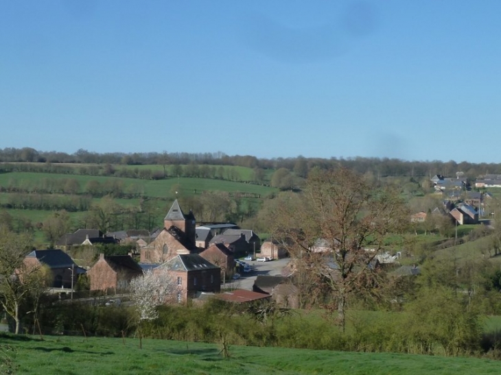 Vue sur le village - Lerzy