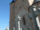 le donjon et les deux tours d'angle