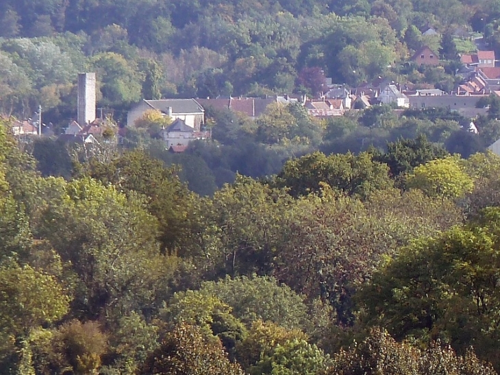 Vue sur le village - Maizy