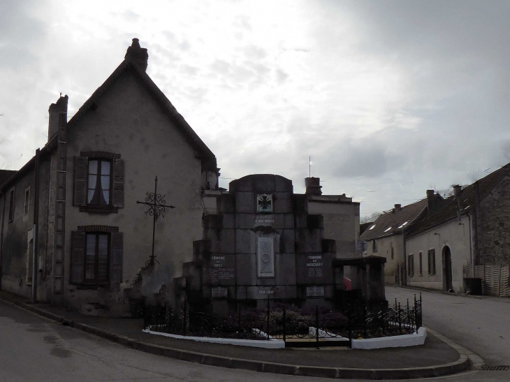 Le monument aux morts commun des villages  de Maizy et Muscourt