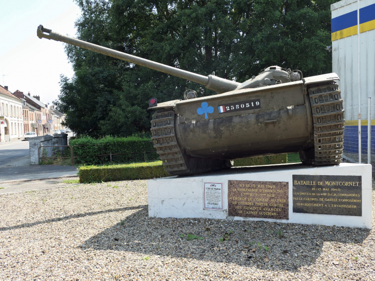 Char de la bataille du 16 Juin 1940 menée par le colonel De Gaulle - Montcornet