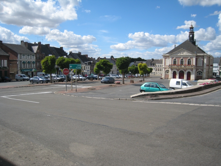 Place de la mairie - Montcornet