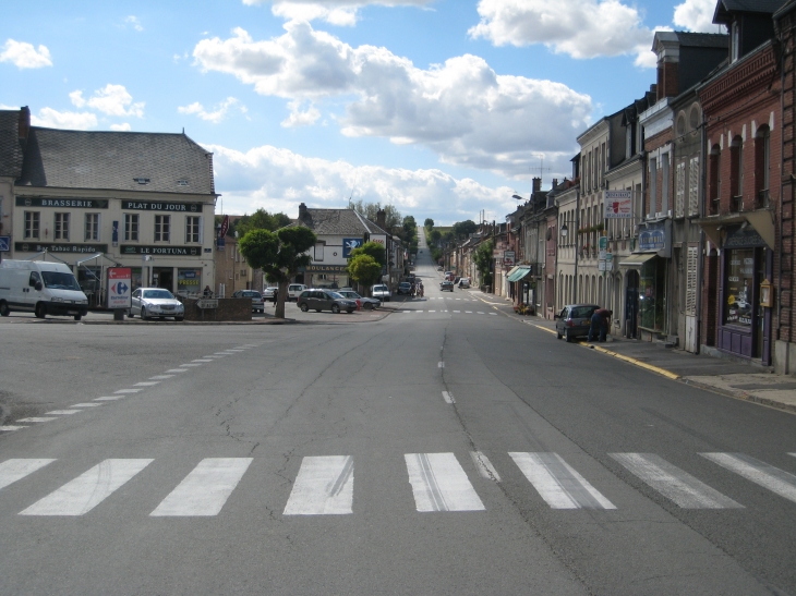 Du centre vers la ville de LAON - Montcornet