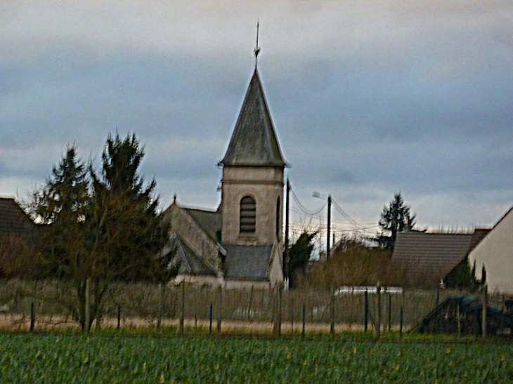 Vue sur le village - Osly-Courtil