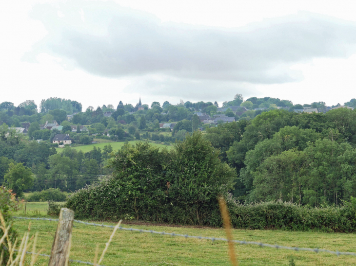 Vue sur le village - Parfondeval