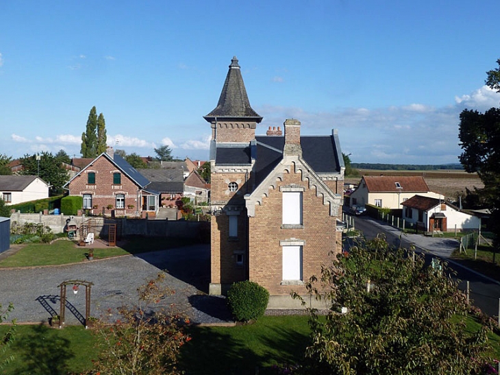 Le village vu du clocher - Remigny